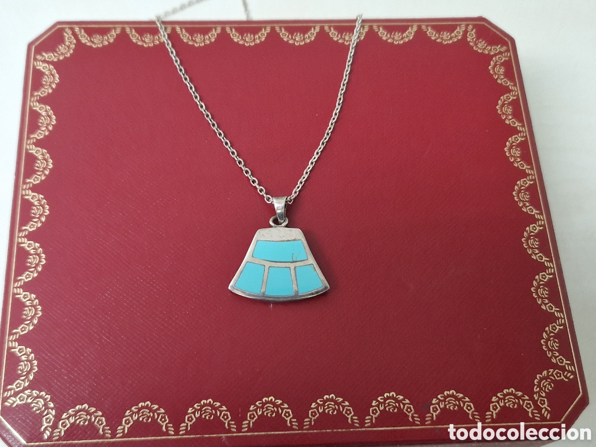 Joyeria: COLGANTE DE PLATA Y TURQUESA - Foto 2