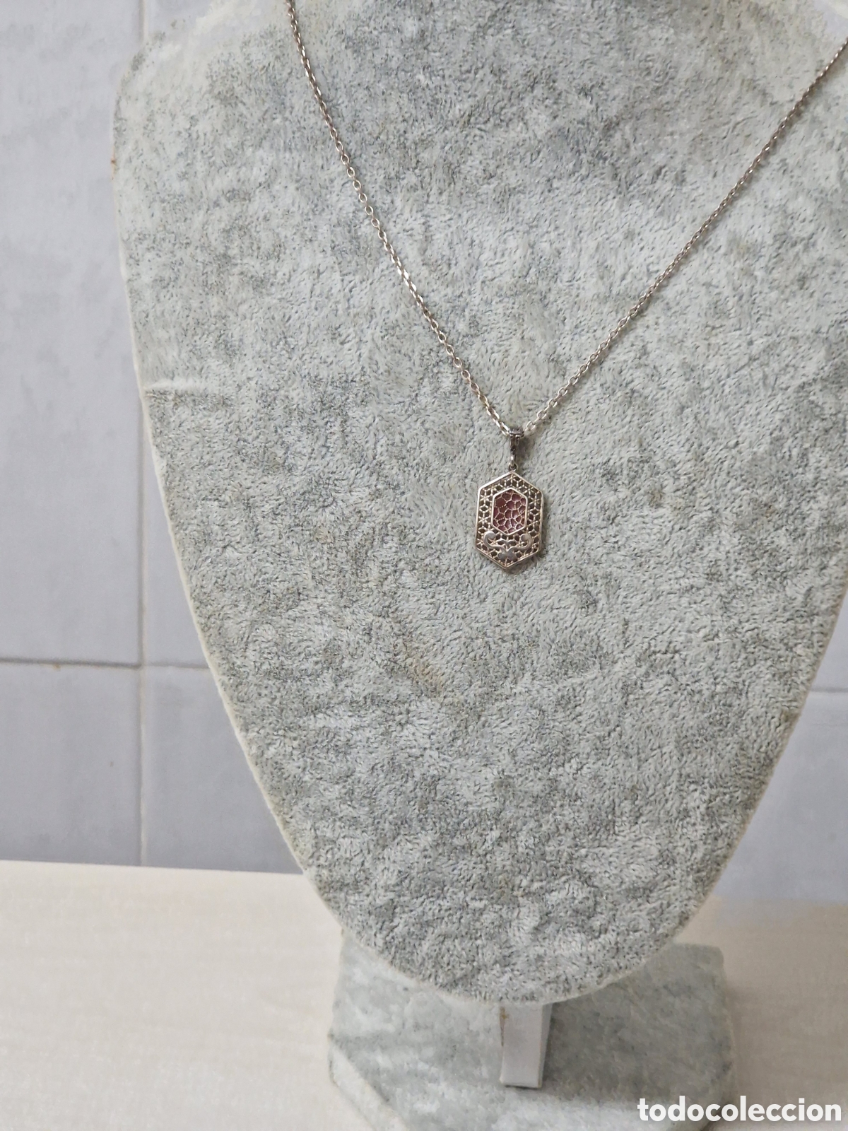 Joyeria: CADENA Y COLGANTE EN PLATA DE LEY - Foto 2