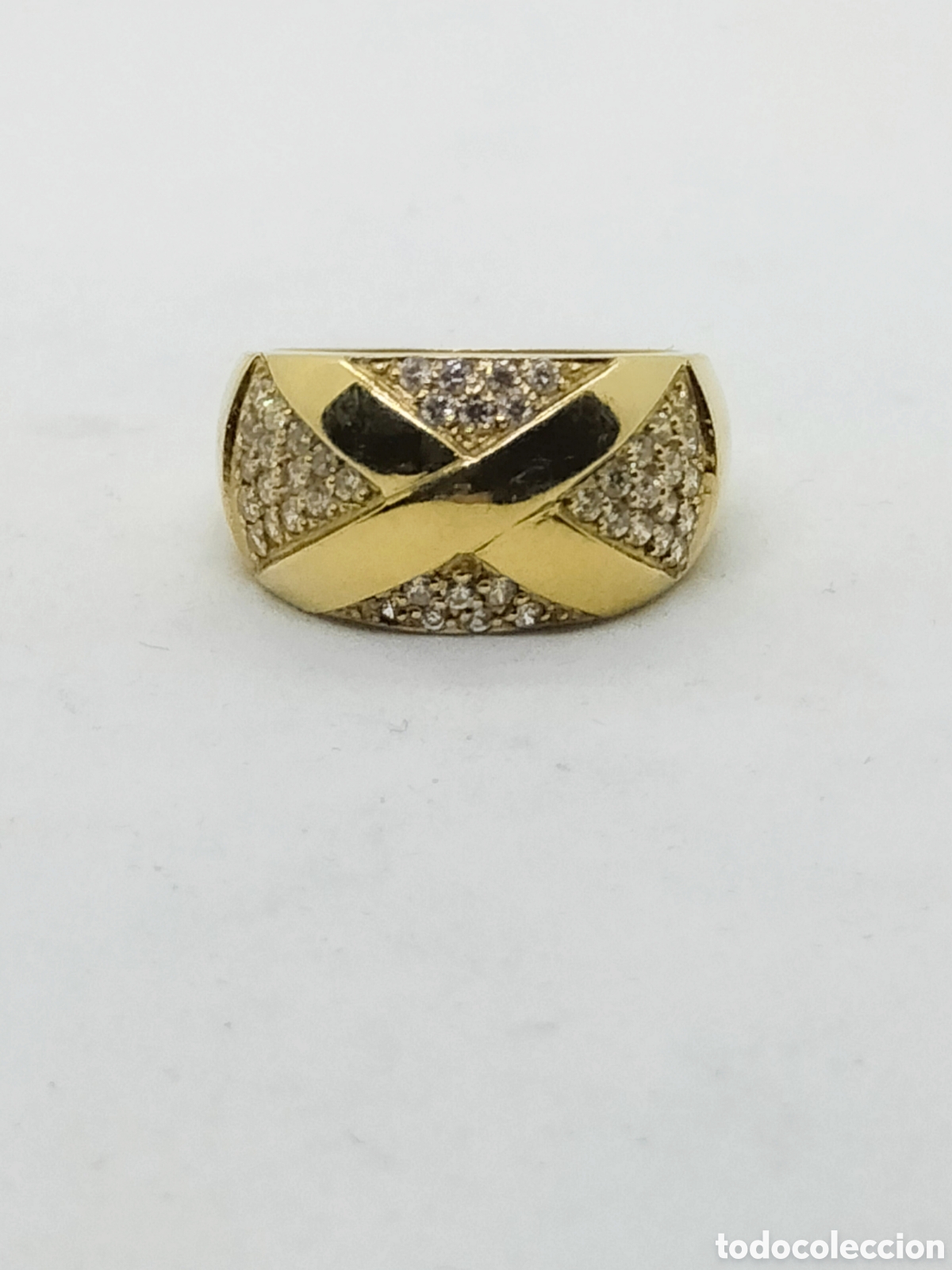 Joyeria: Anillo oro 18kts. brillantes 7,5.-grms. - Foto 1