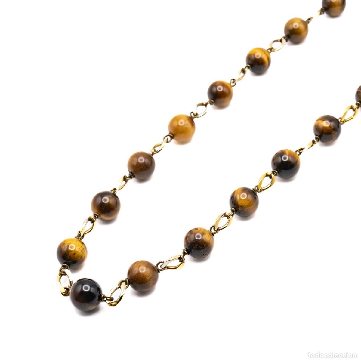 Joyeria: Collar Largo Ojo de Tigre - Foto 1