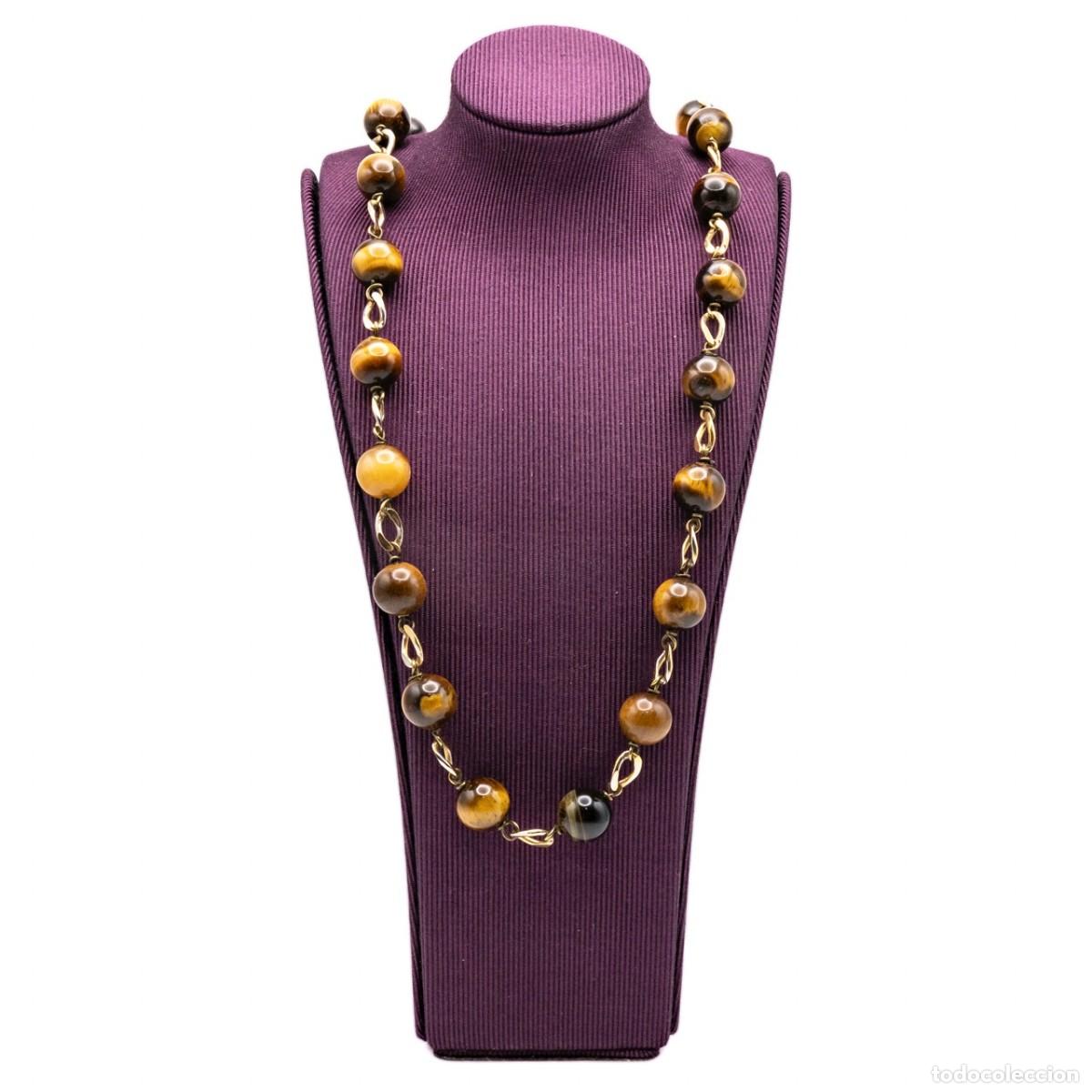 Joyeria: Collar Largo Ojo de Tigre - Foto 2