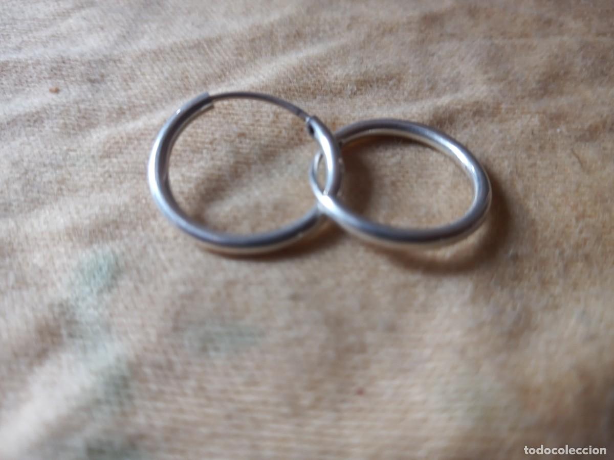 Joyeria: BONITOS PENDIENTES ARO PLATA 925 ANTIGUOS - Foto 3