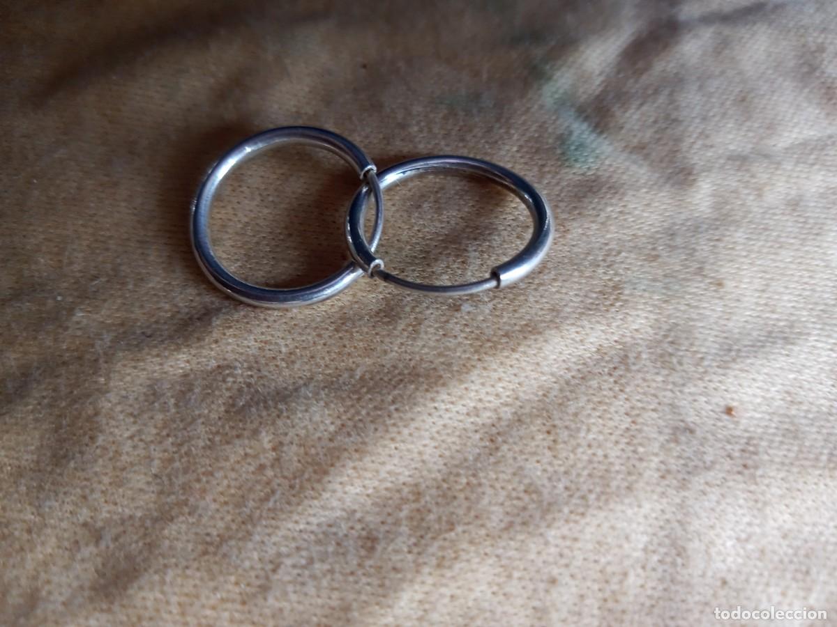 Joyeria: BONITOS PENDIENTES ARO PLATA 925 ANTIGUOS - Foto 5