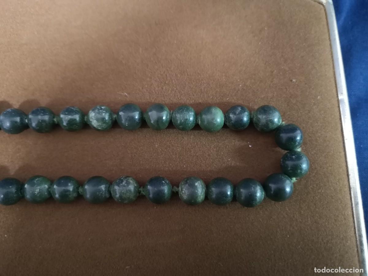 Joyeria: COLLAR EN JADE VERDE OSCURO - Foto 2