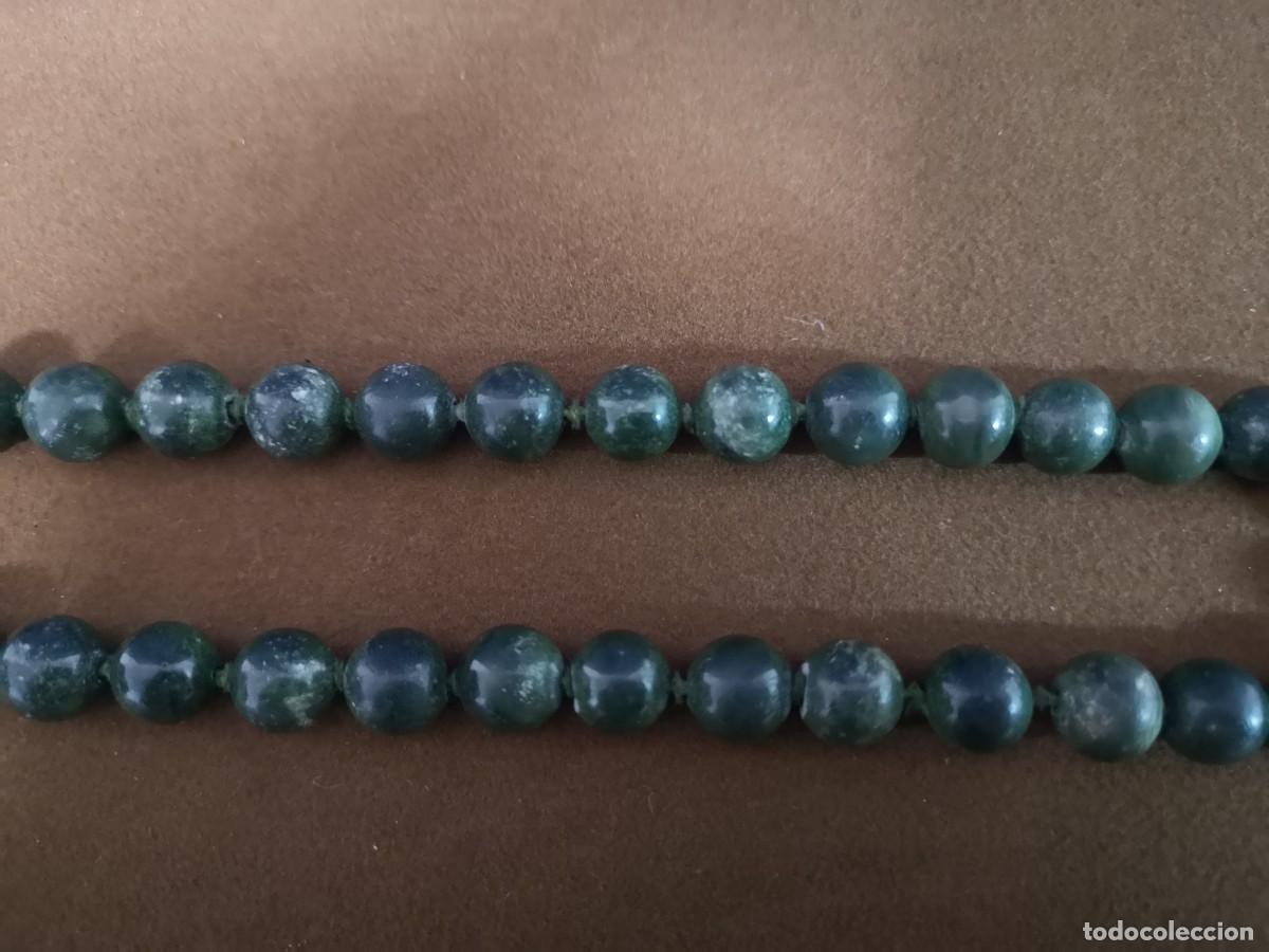 Joyeria: COLLAR EN JADE VERDE OSCURO - Foto 3