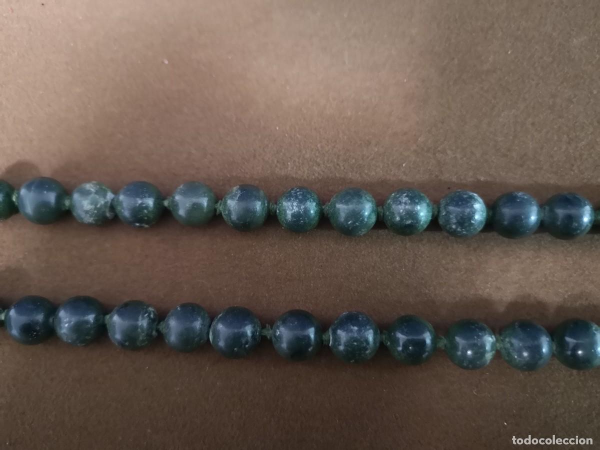 Joyeria: COLLAR EN JADE VERDE OSCURO - Foto 4