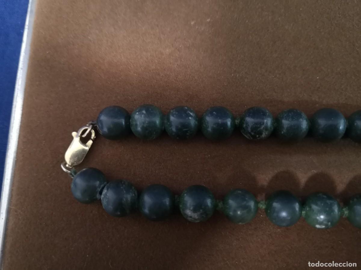 Joyeria: COLLAR EN JADE VERDE OSCURO - Foto 6
