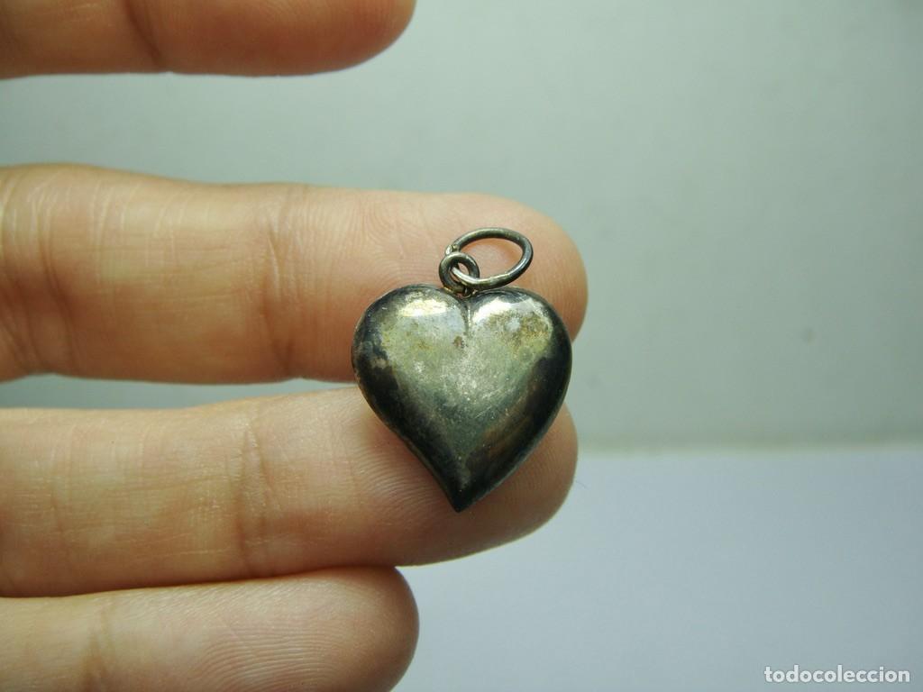 Joyeria: Colgante Coraz&oacute;n Abombado en Plata - Foto 2