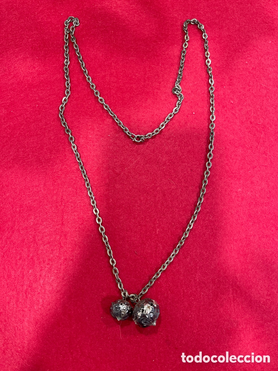 Joyeria: Cadena con colgante en plata de ley contrastada - Foto 1