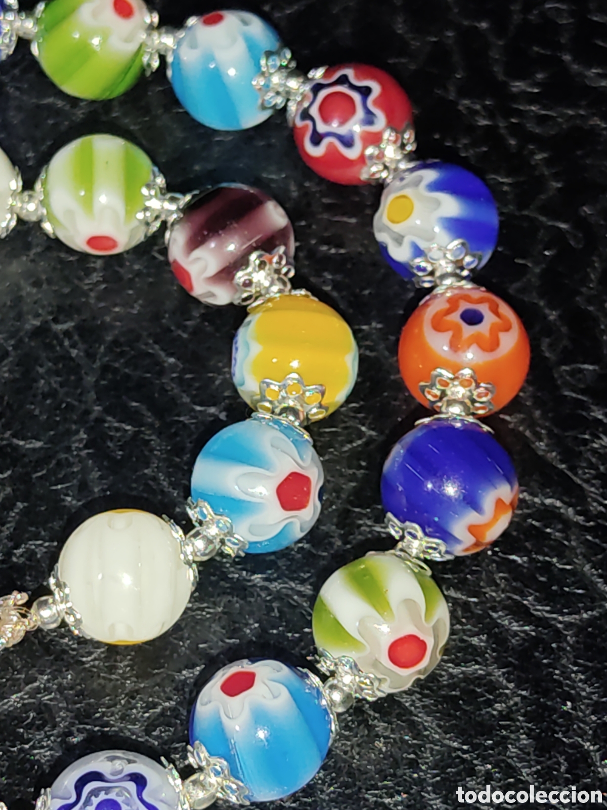 Joyeria: Collar de cristal de Murano millefiori. *T* - Foto 5