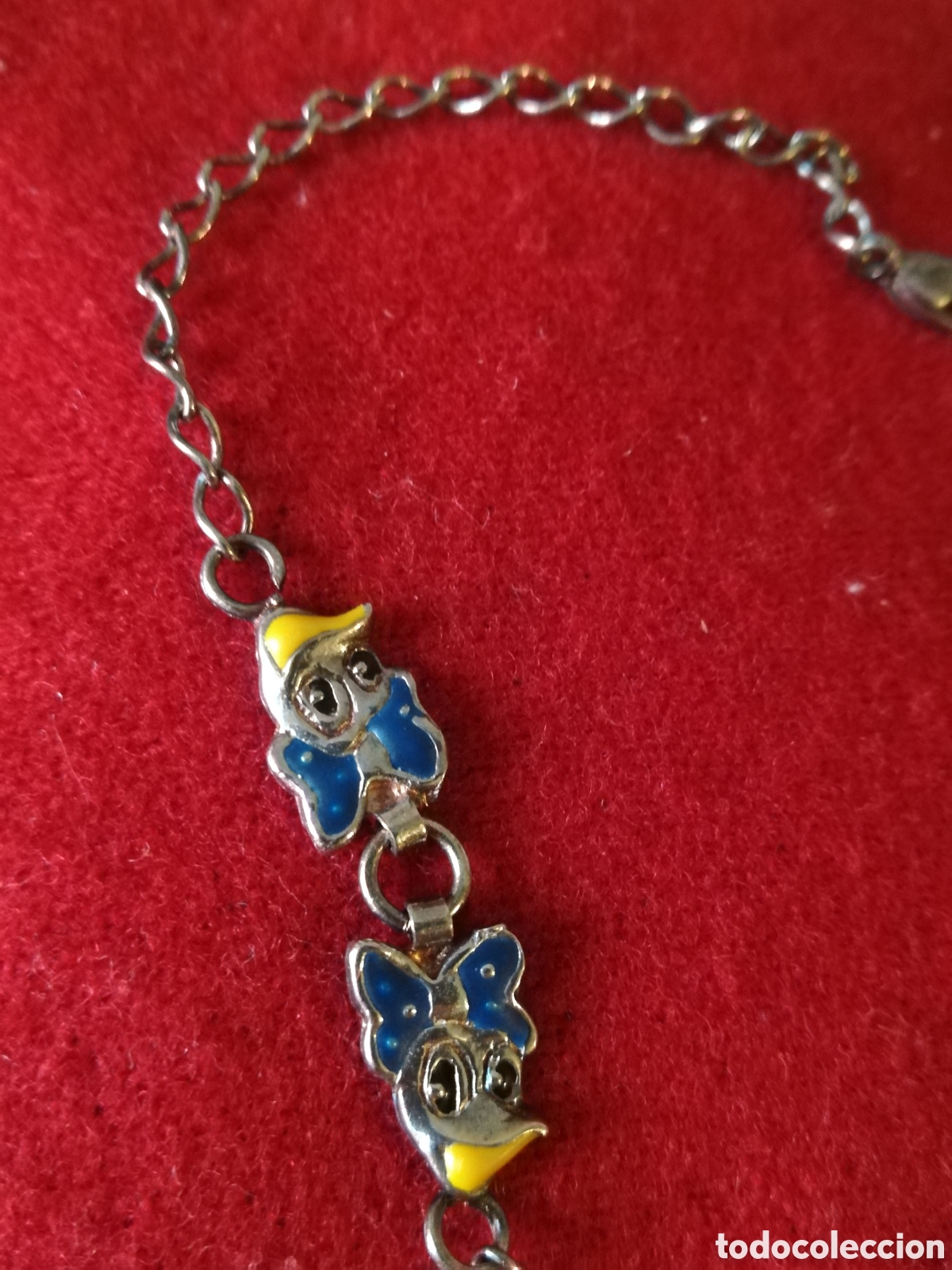 Joyeria: PULSERA DE PLATA ESMALTADA .DISNEY. DAISY. - Foto 2
