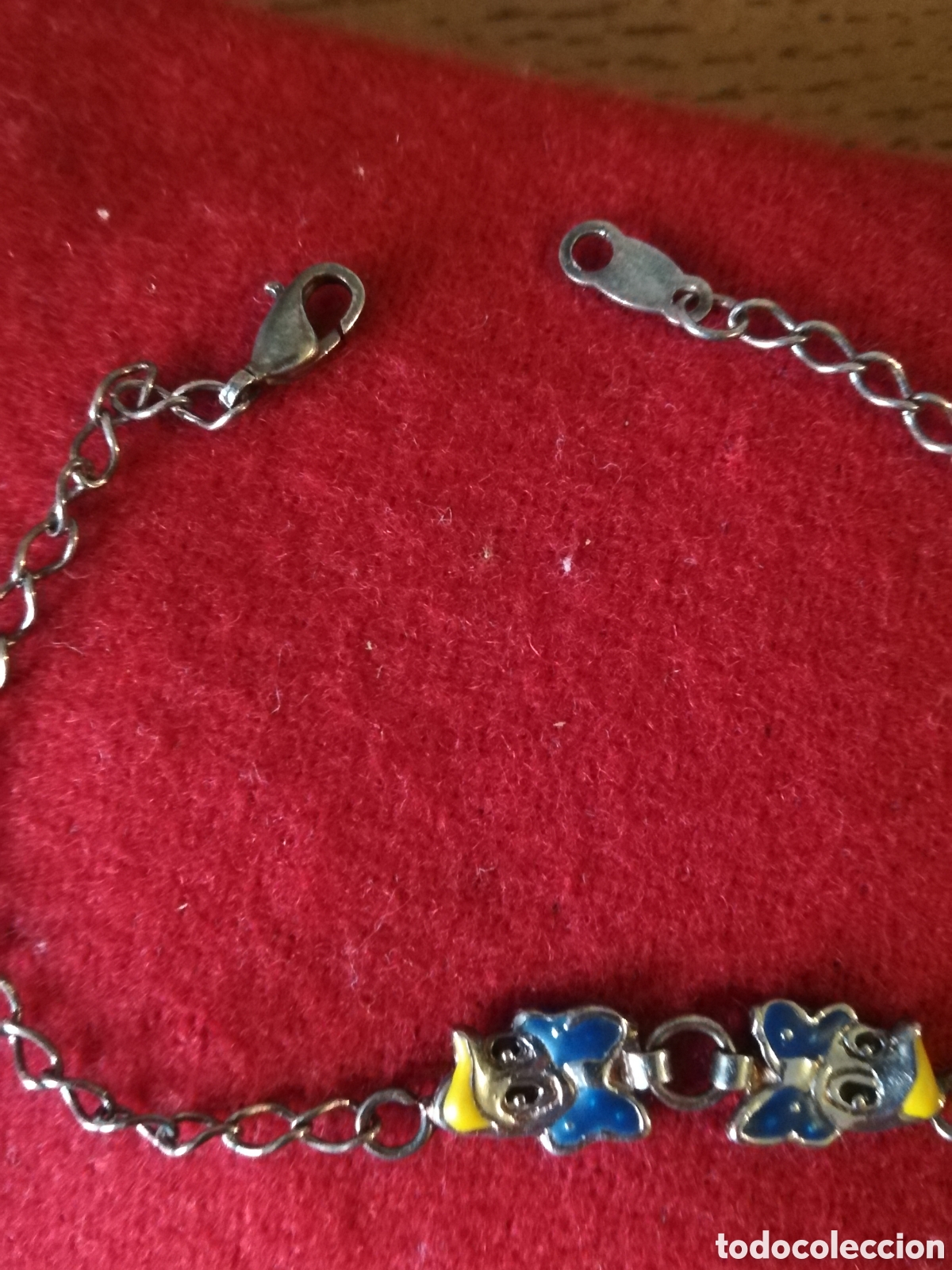 Joyeria: PULSERA DE PLATA ESMALTADA .DISNEY. DAISY. - Foto 3