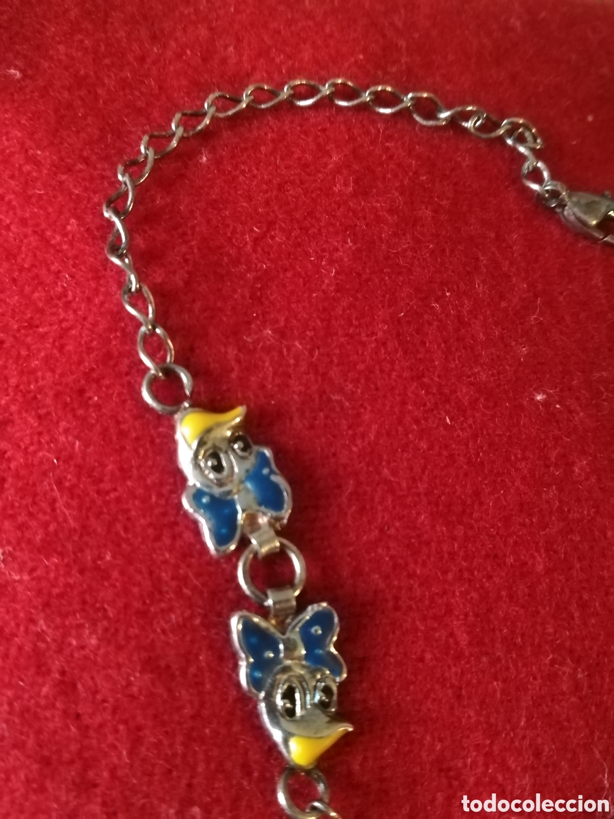 Joyeria: PULSERA DE PLATA ESMALTADA .DISNEY. DAISY. - Foto 7