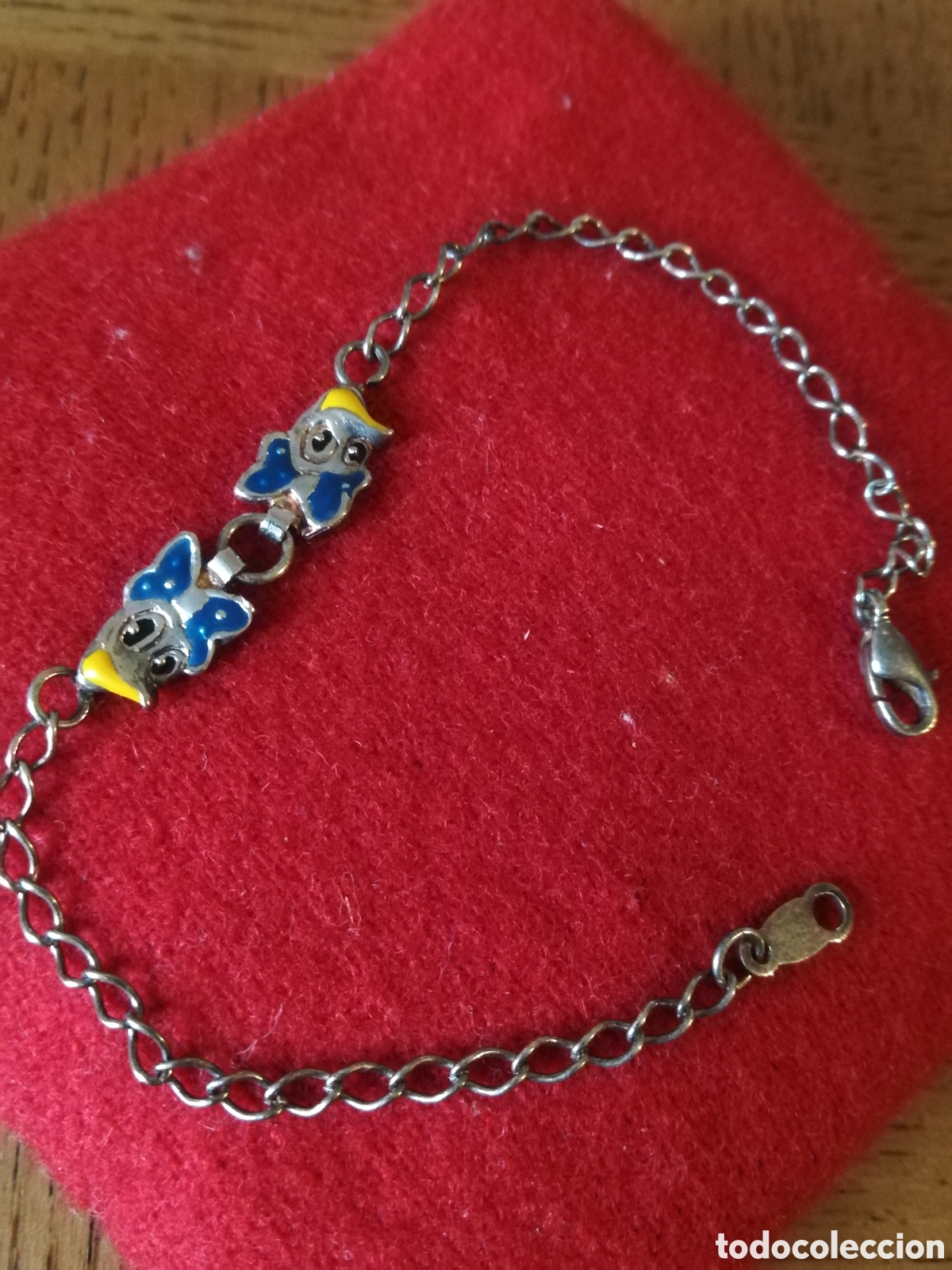 Joyeria: PULSERA DE PLATA ESMALTADA .DISNEY. DAISY. - Foto 1