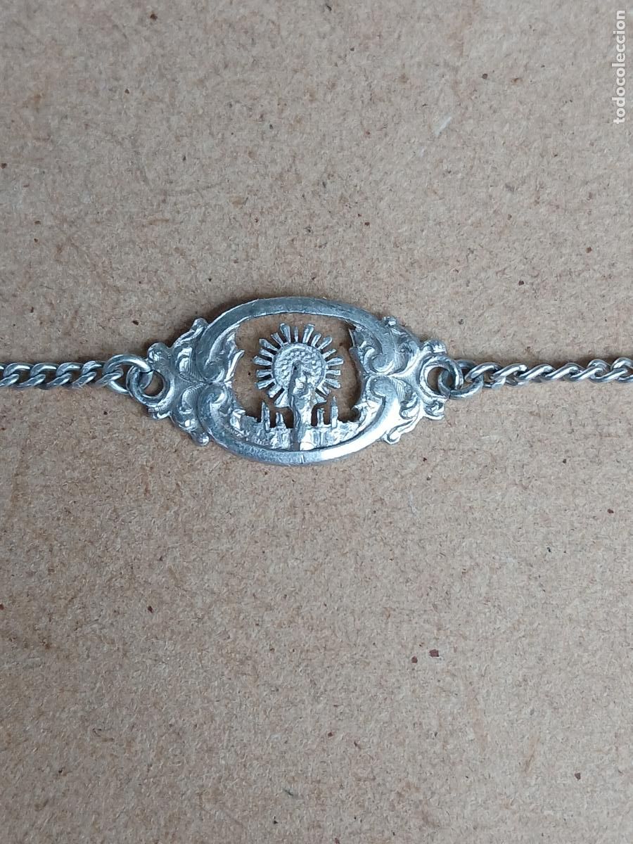 Joyeria: PULSERA DE PLATA VIRGEN DEL PILAR. ZARAGOZA - Foto 3