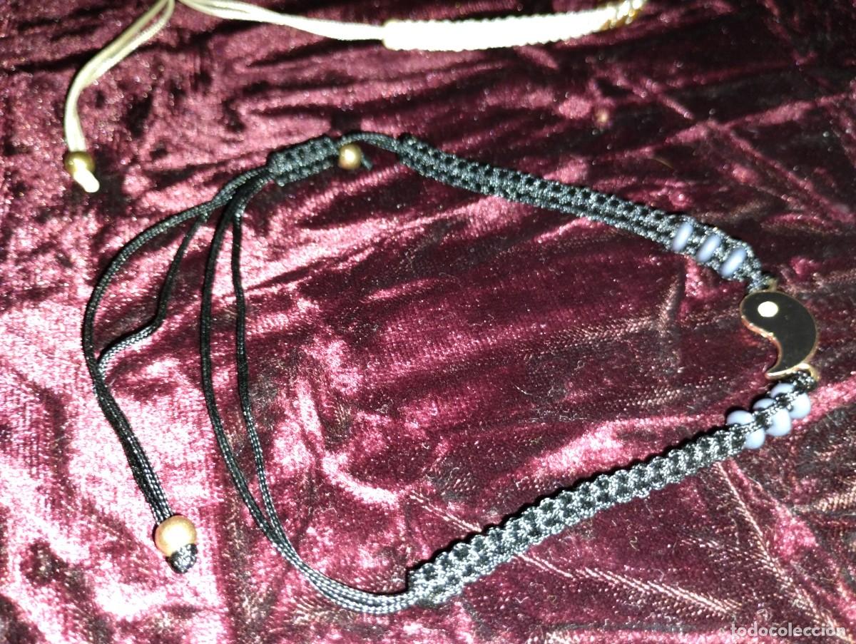 Joyeria: Dos pulseras Yin Y Yang - Hilo De Cord&oacute;n Ajustable - Foto 4