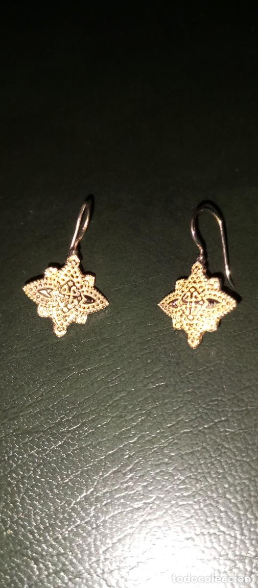 Joyeria: PENDIENTES ,PLATA CHAPADA EN ORO - Foto 1
