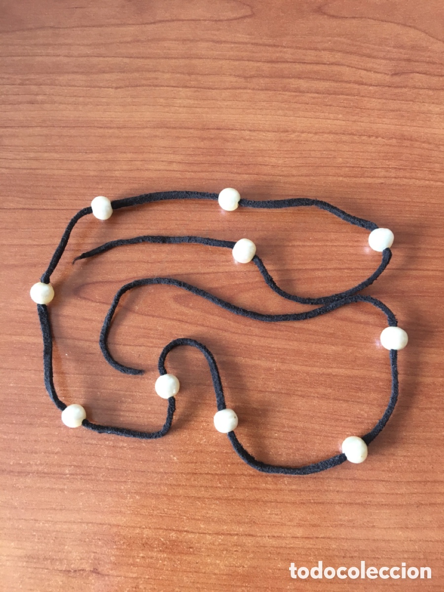 Joyeria: collar con perlas y piel - Foto 5