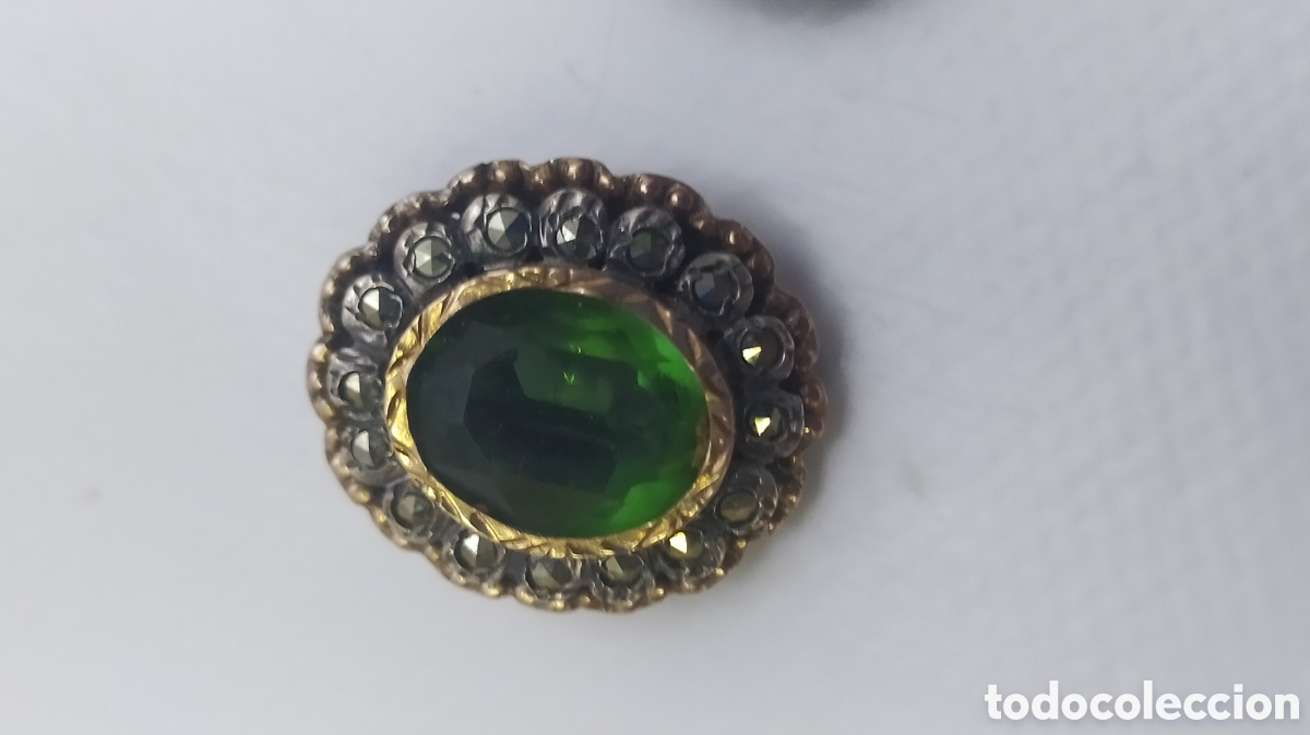 Joyeria: Pendientes plata oro marquesitas antiguos - Foto 3