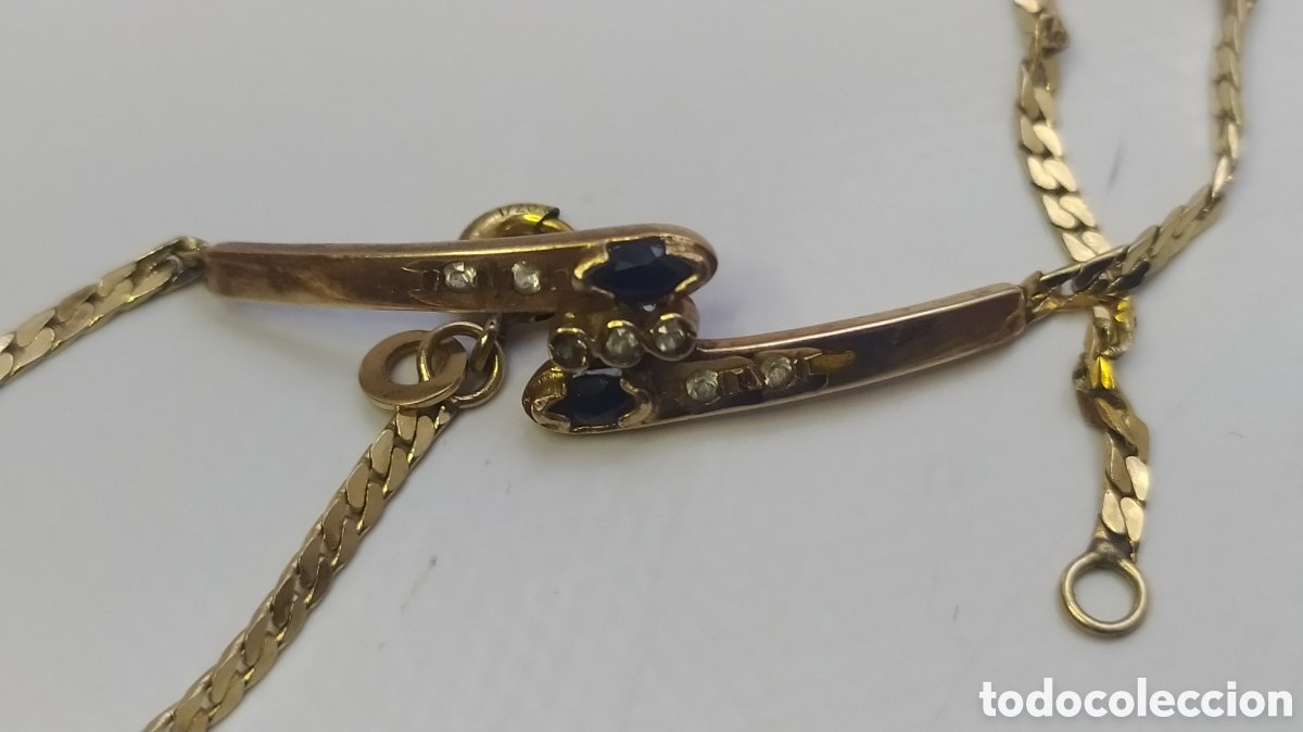 Joyeria: Pulsera oro 14k y zafiros - Foto 2
