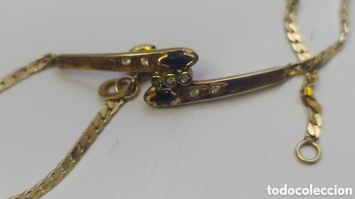 Joyeria: Pulsera oro 14k y zafiros - Foto 3