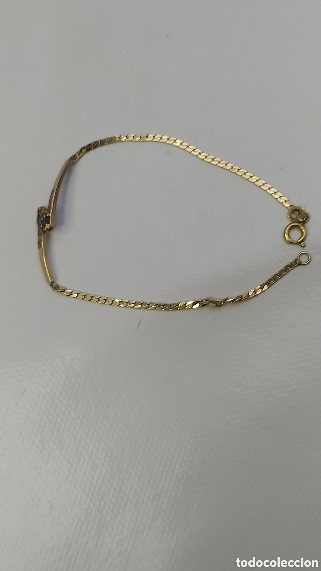 Joyeria: Pulsera oro 14k y zafiros - Foto 1