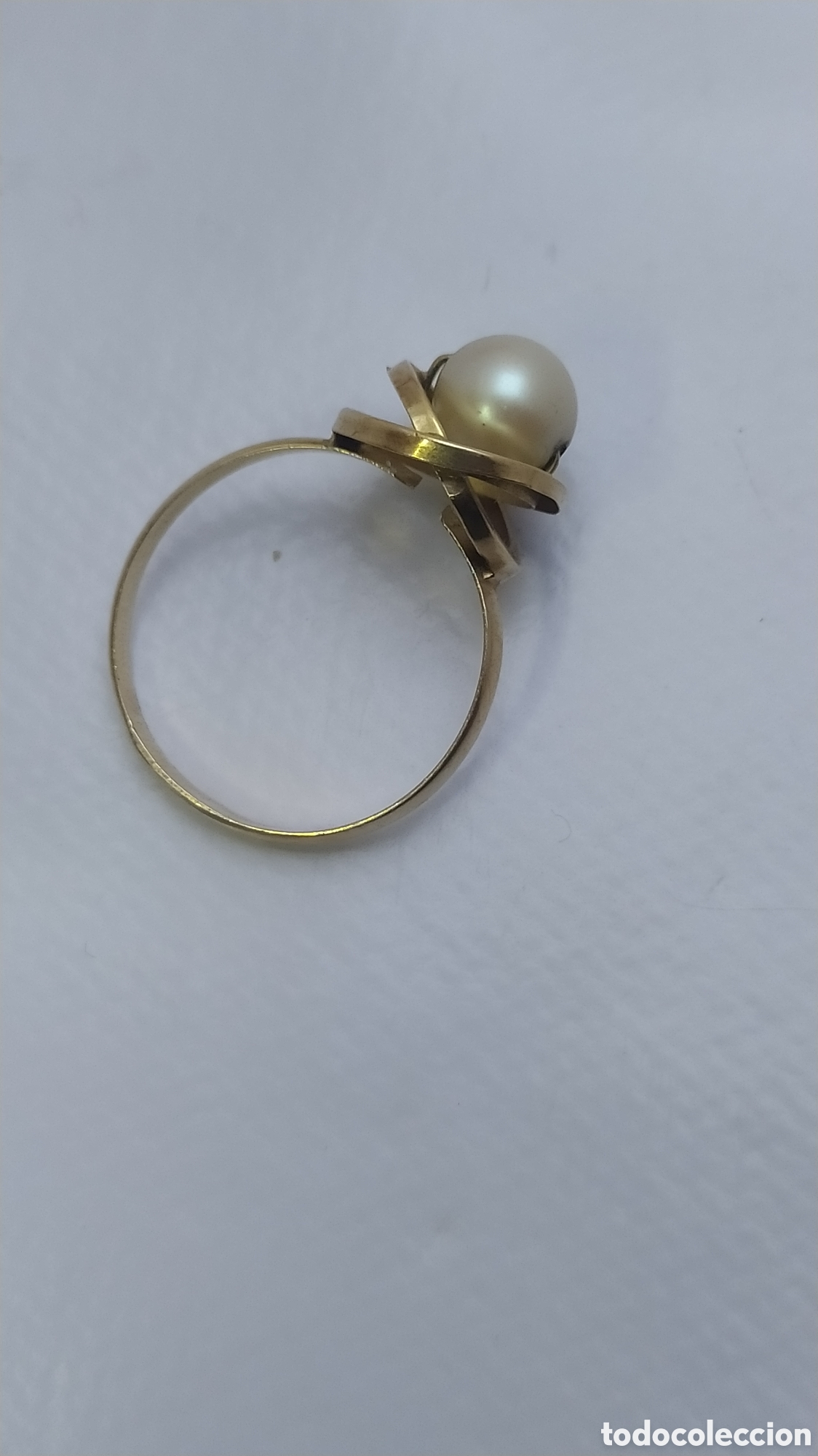 Joyeria: Anillo oro y perla antiguo - Foto 6