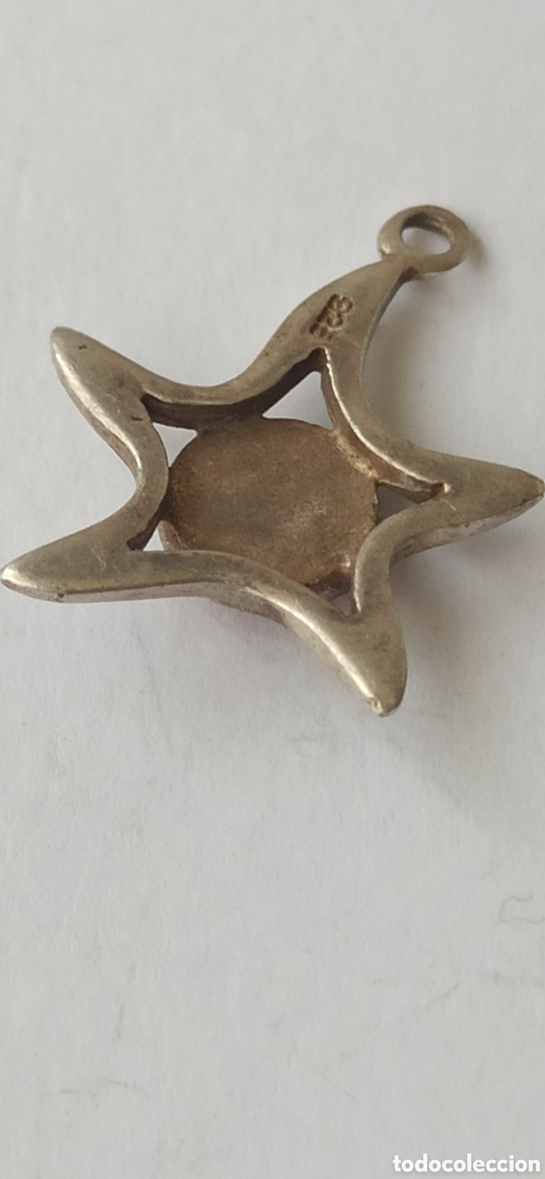 Joyeria: Colgante plata de ley estrella con onix - Foto 2
