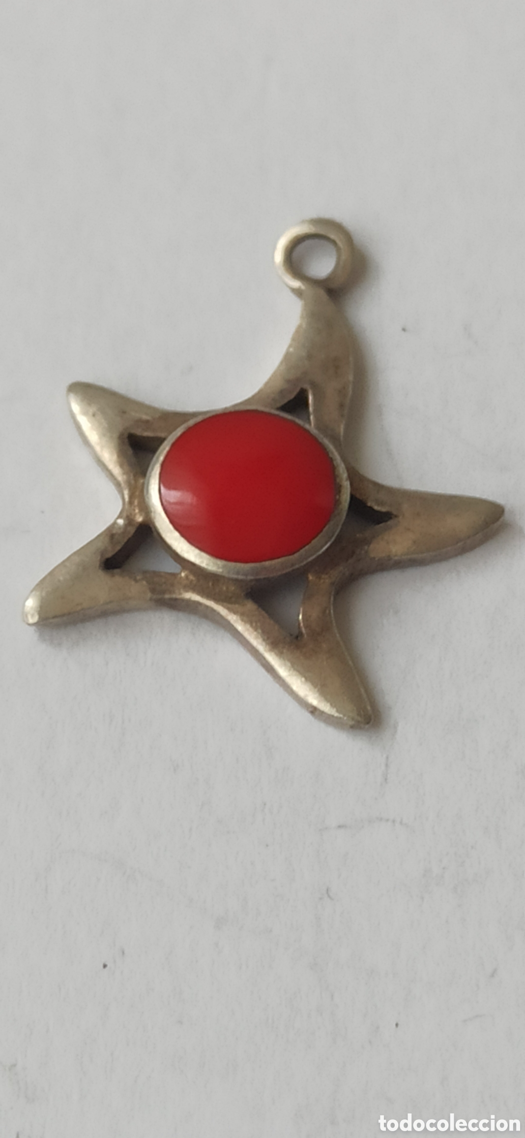 Joyeria: Colgante plata de ley estrella con onix - Foto 1