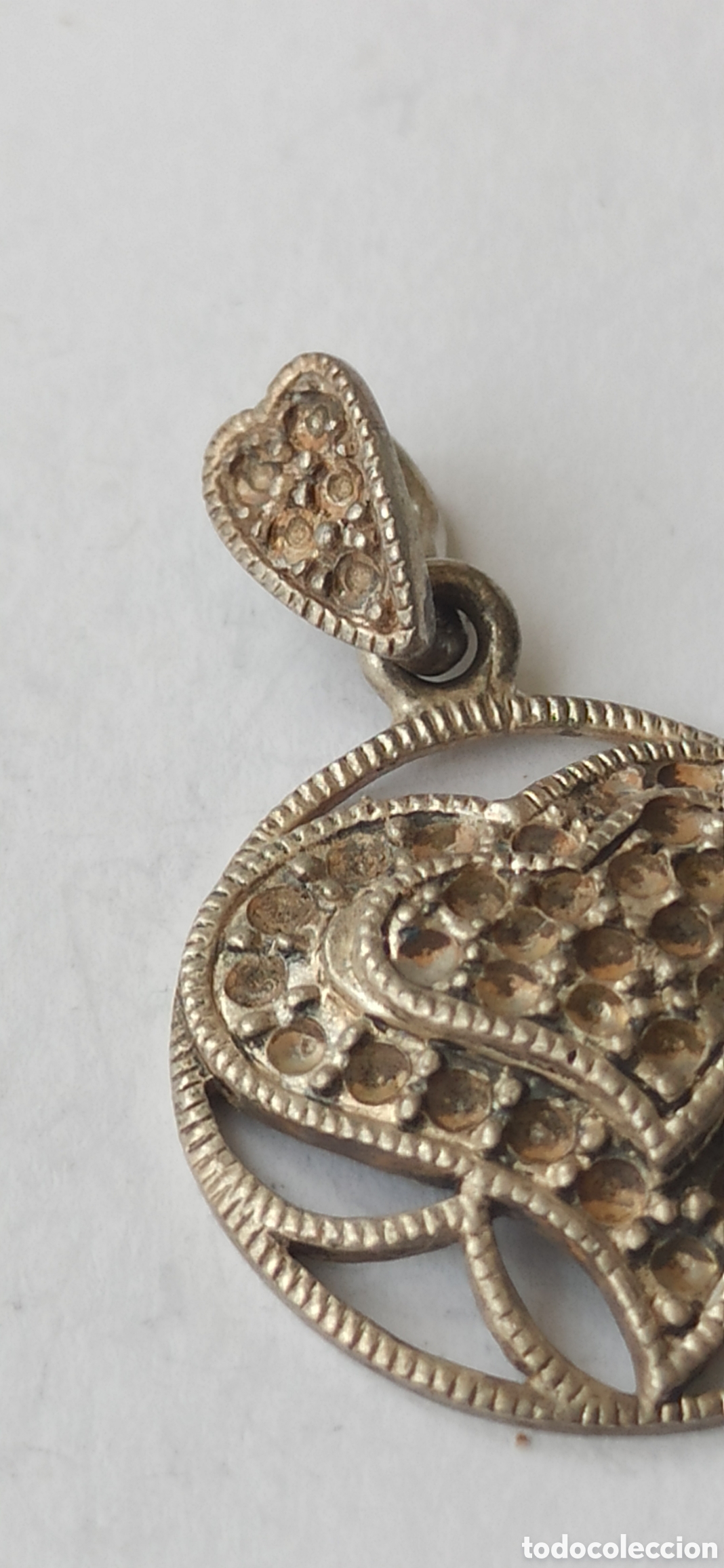 Joyeria: Antiguo Colgante plata de ley - Foto 2