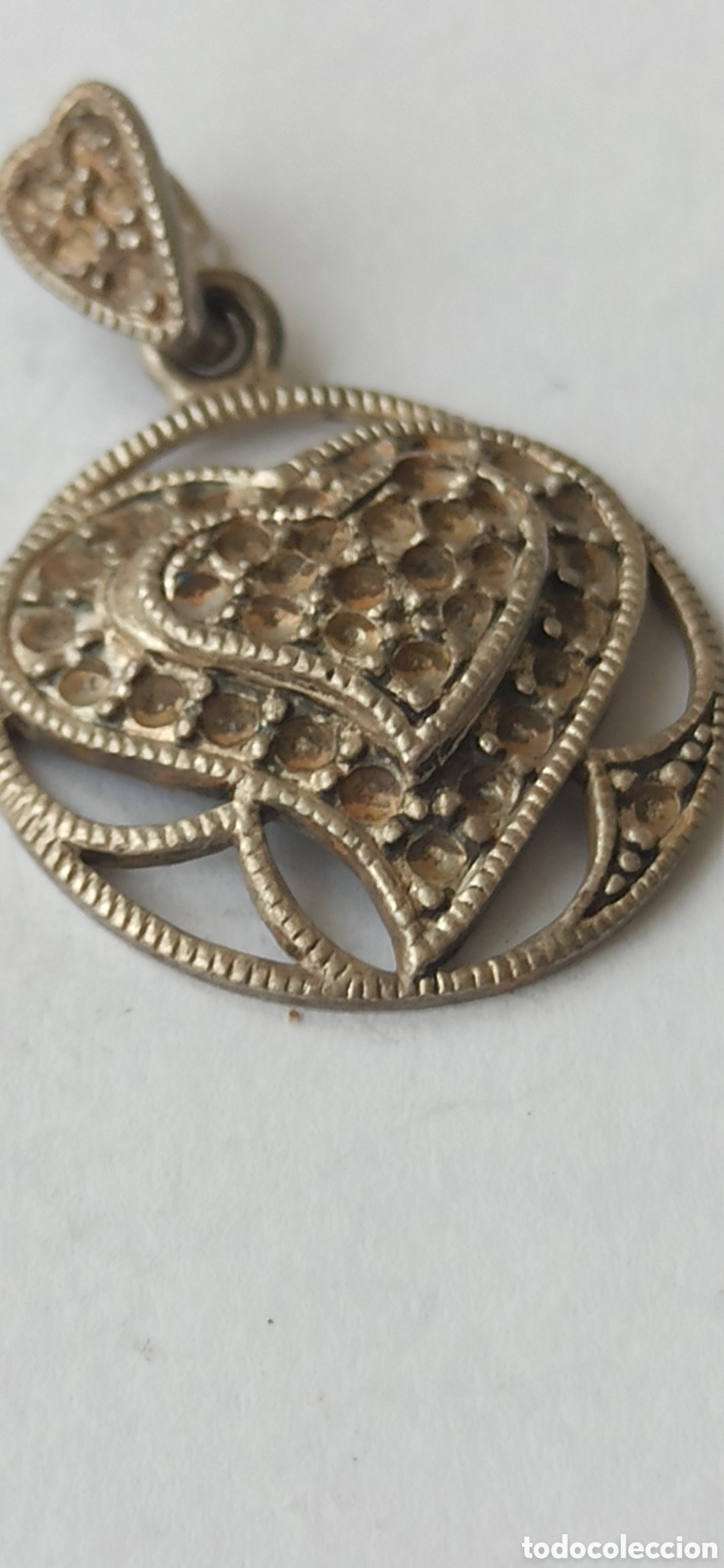 Joyeria: Antiguo Colgante plata de ley - Foto 1