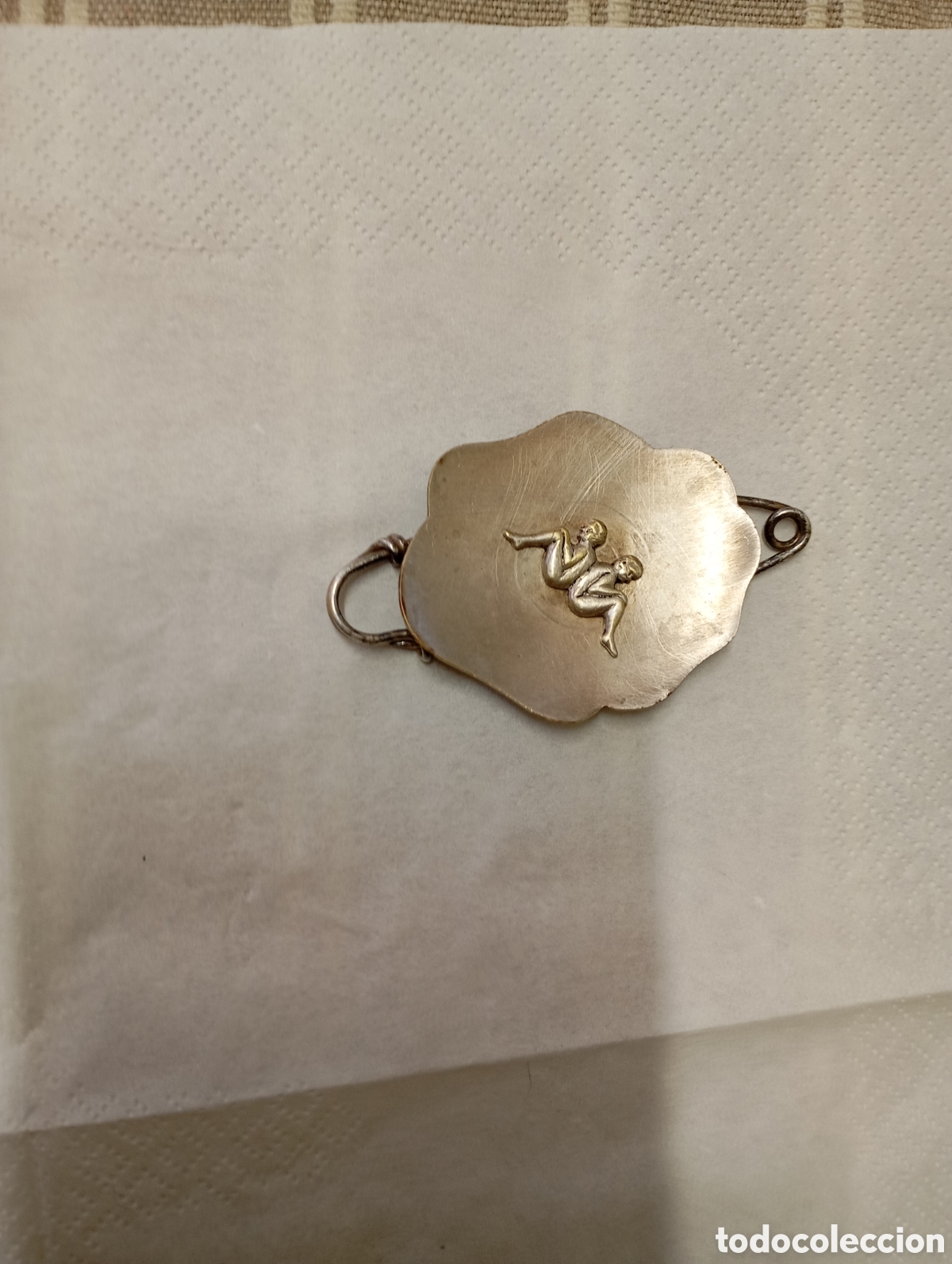 Joyeria: Broche antiguo plata - Foto 2