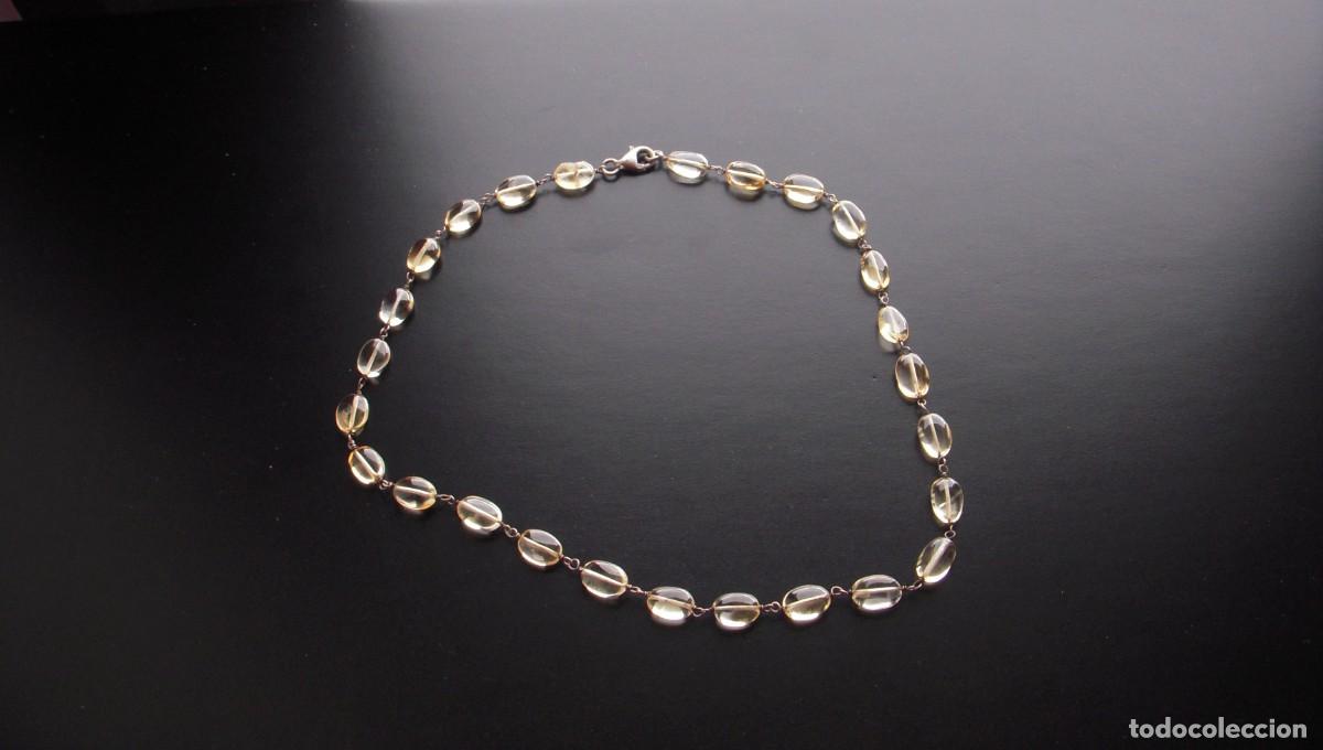 Joyeria: GARGANTILLA DE PLATA Y CITRINOS - Foto 1