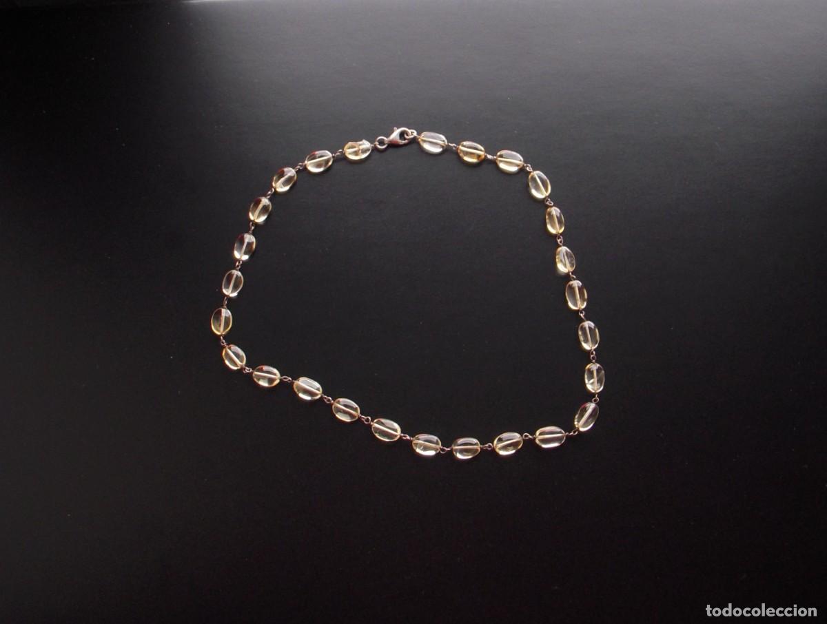 Joyeria: GARGANTILLA DE PLATA Y CITRINOS - Foto 2