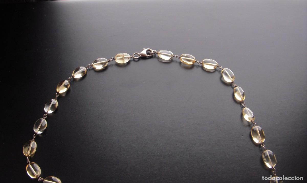 Joyeria: GARGANTILLA DE PLATA Y CITRINOS - Foto 3