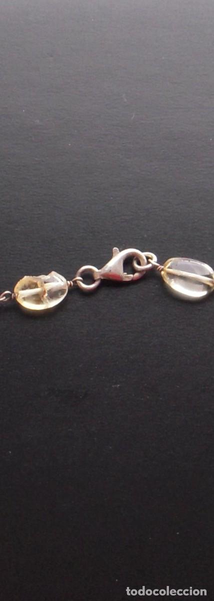 Joyeria: GARGANTILLA DE PLATA Y CITRINOS - Foto 4