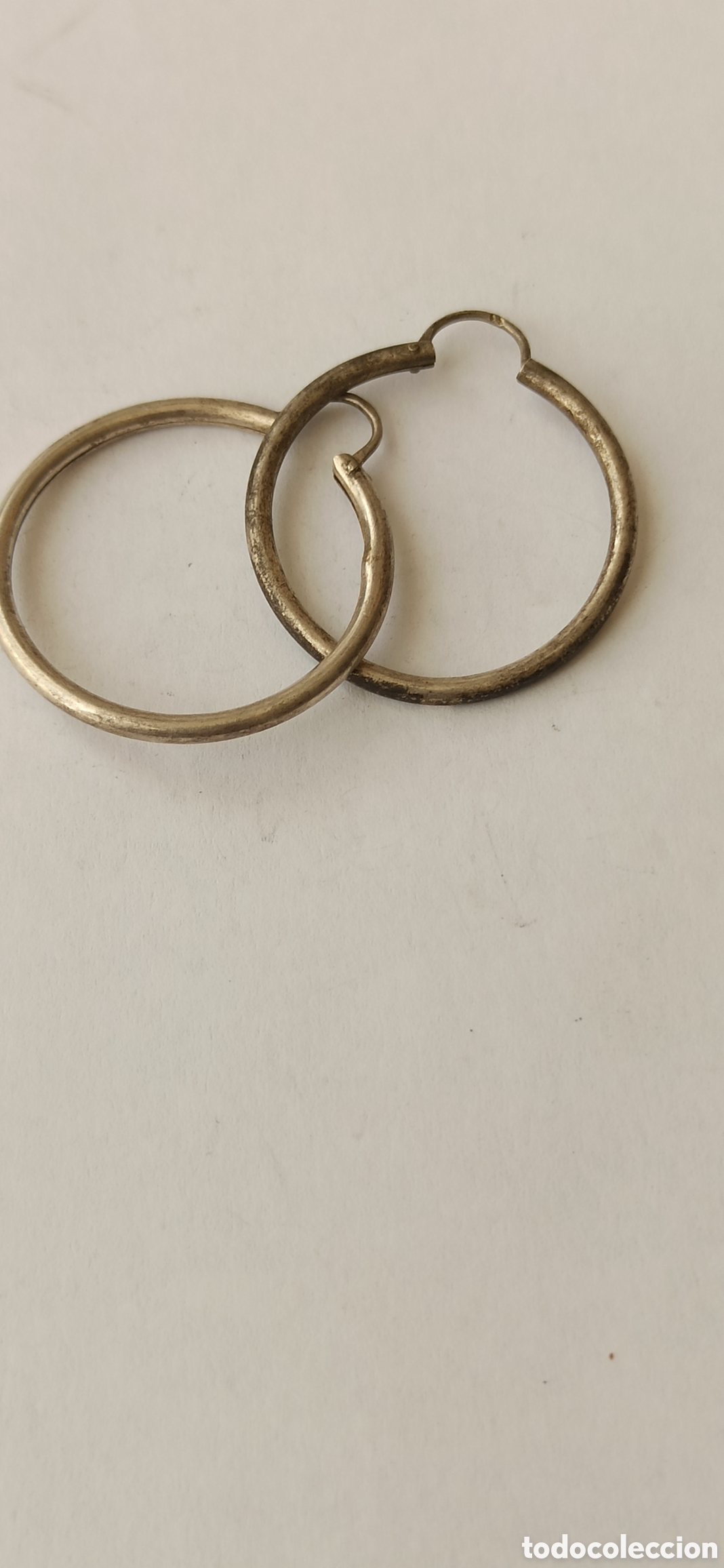 Joyeria: Pendientes Aros de plata de ley - Foto 1