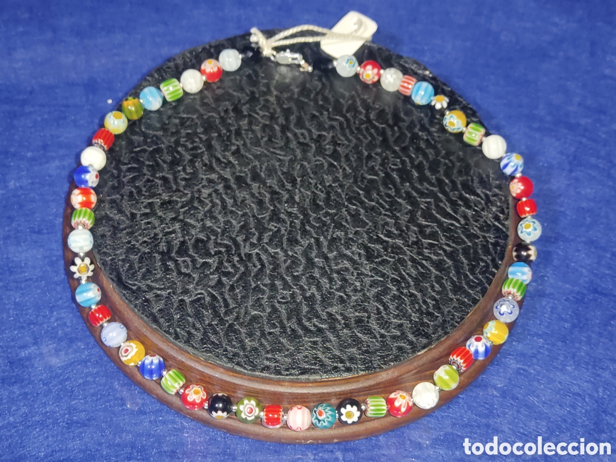 Joyeria: Collar de cristal de Murano millefiori. *8* - Foto 2