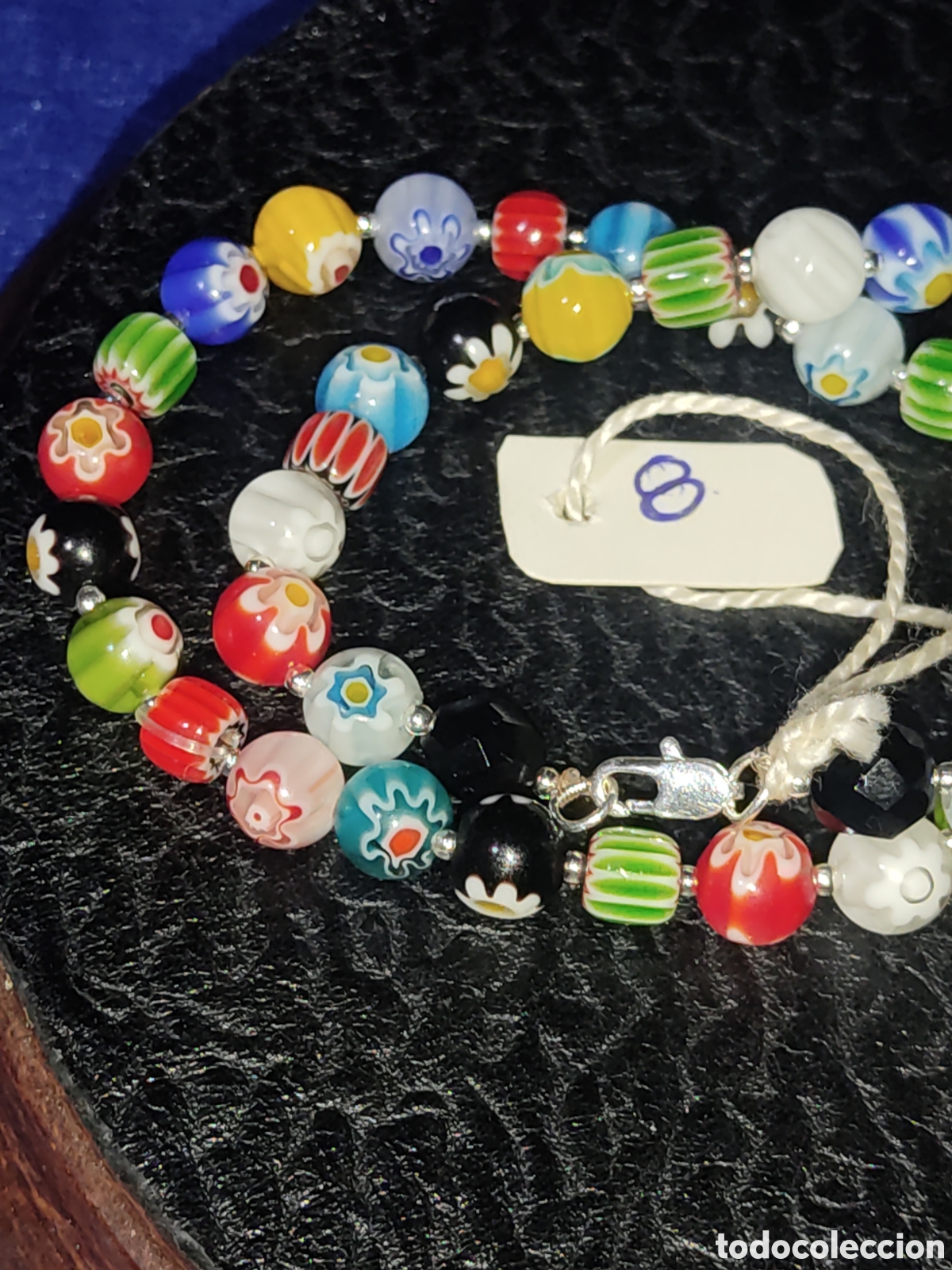 Joyeria: Collar de cristal de Murano millefiori. *8* - Foto 6