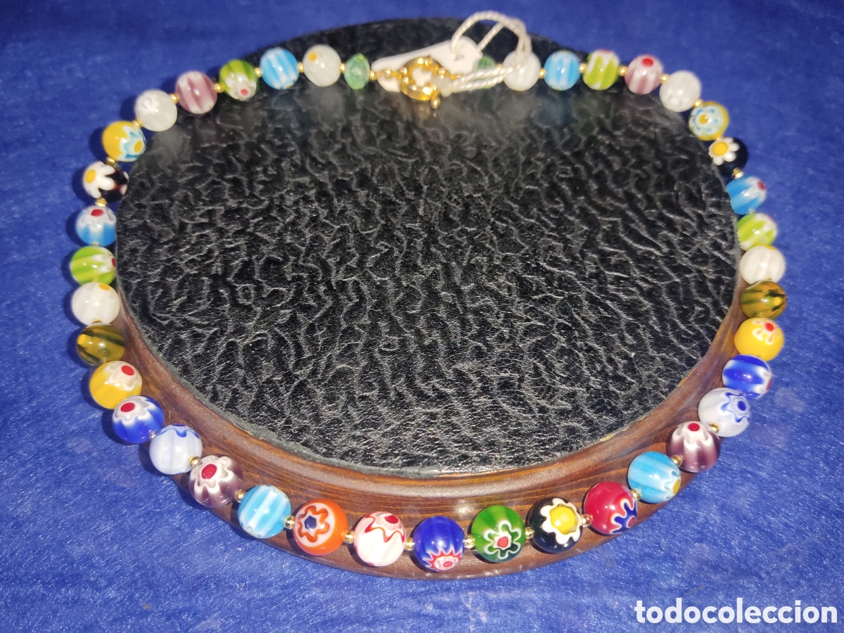 Joyeria: Collar de cristal de Murano millefiori. *B* - Foto 2