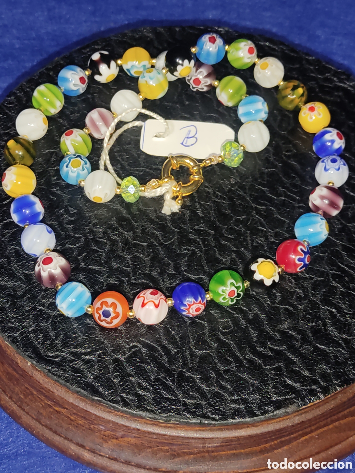 Joyeria: Collar de cristal de Murano millefiori. *B* - Foto 4