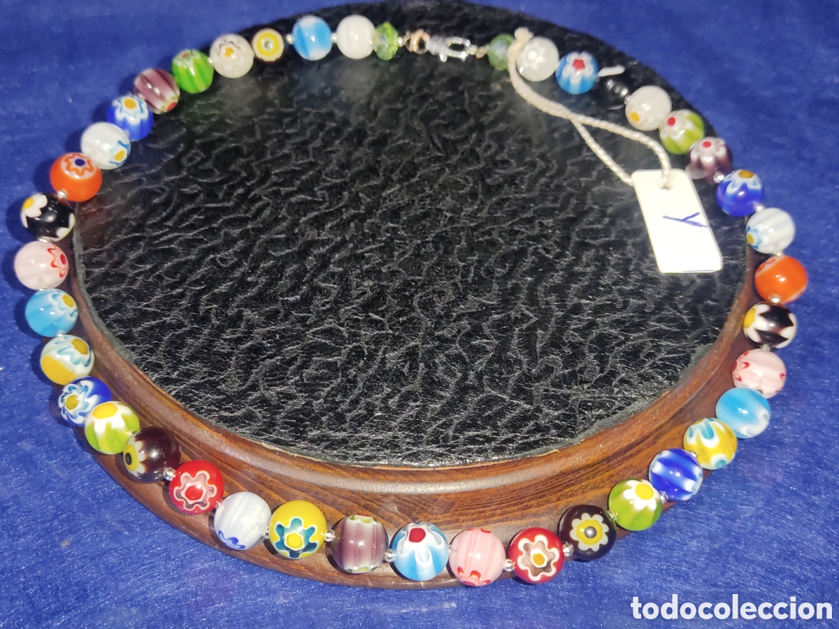 Joyeria: Collar de cristal de Murano millefiori. *Y* - Foto 2