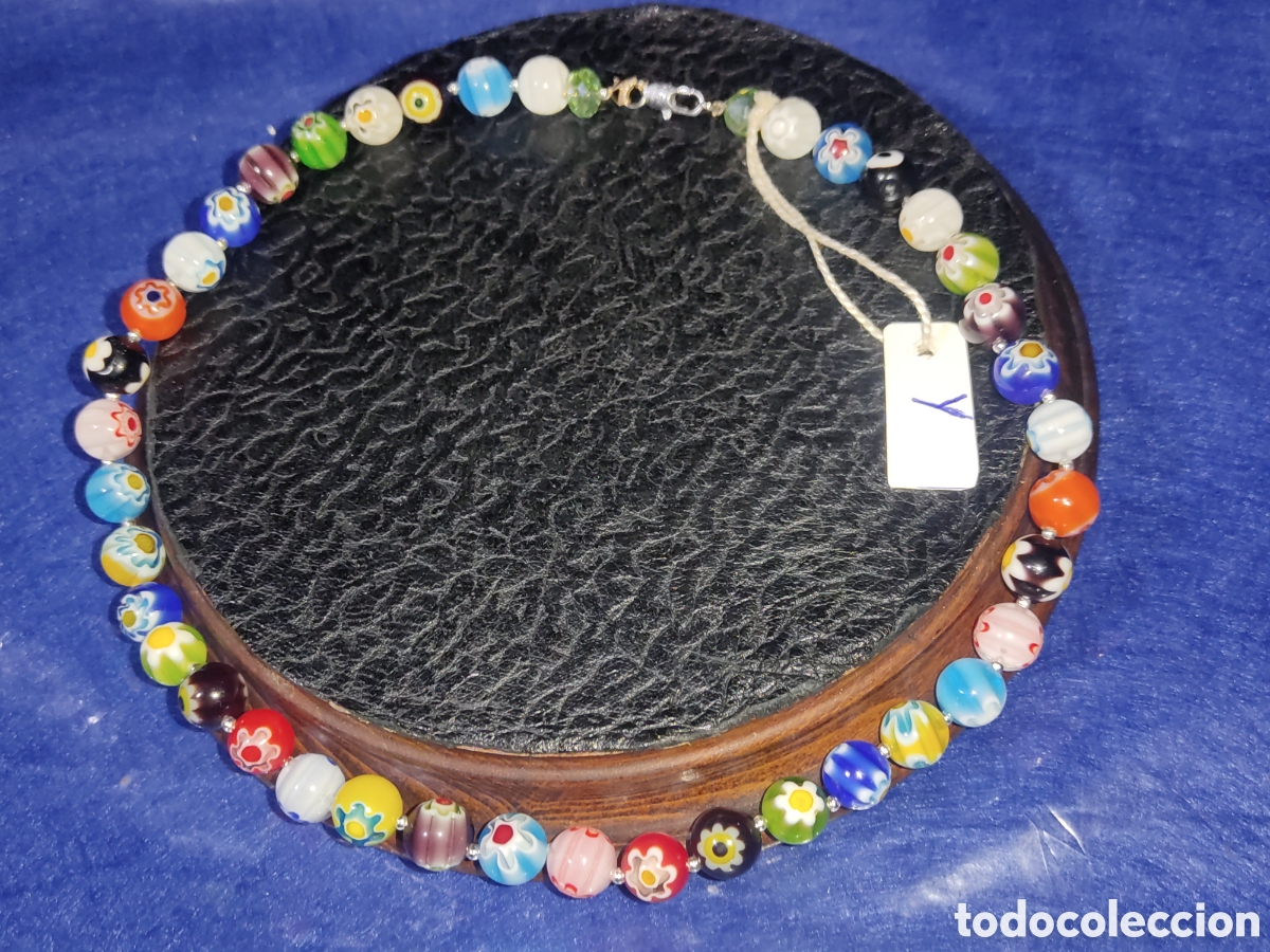 Joyeria: Collar de cristal de Murano millefiori. *Y* - Foto 3