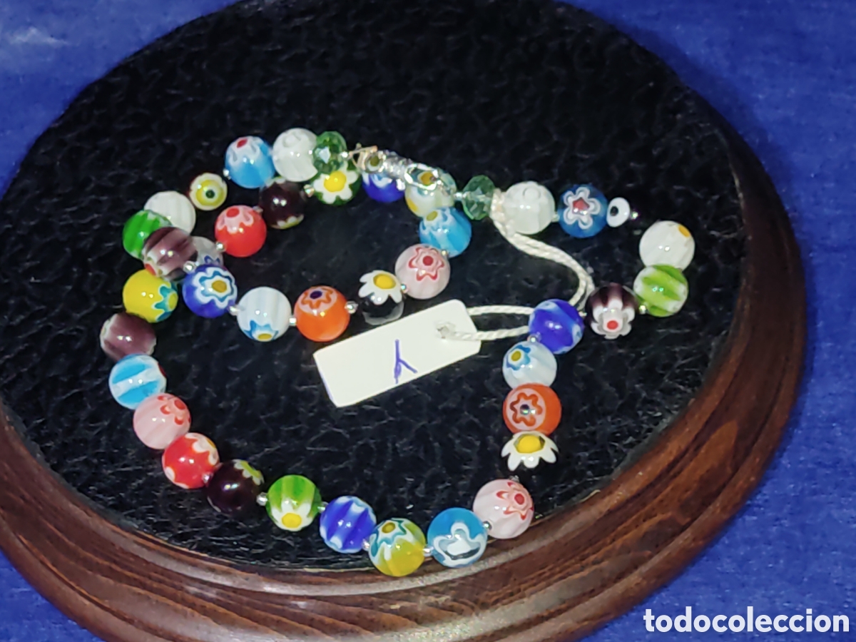 Joyeria: Collar de cristal de Murano millefiori. *Y* - Foto 6