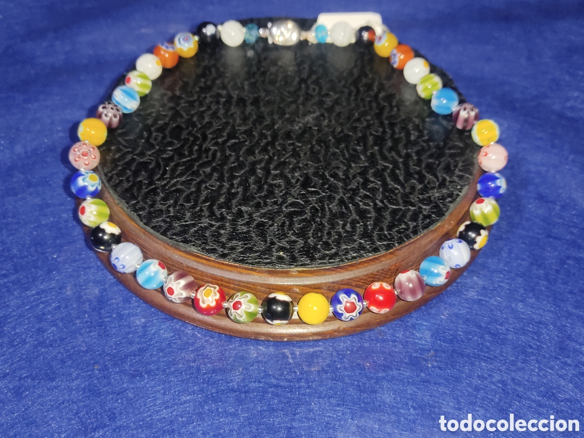 Joyeria: Collar de cristal de Murano millefiori. *C* - Foto 1