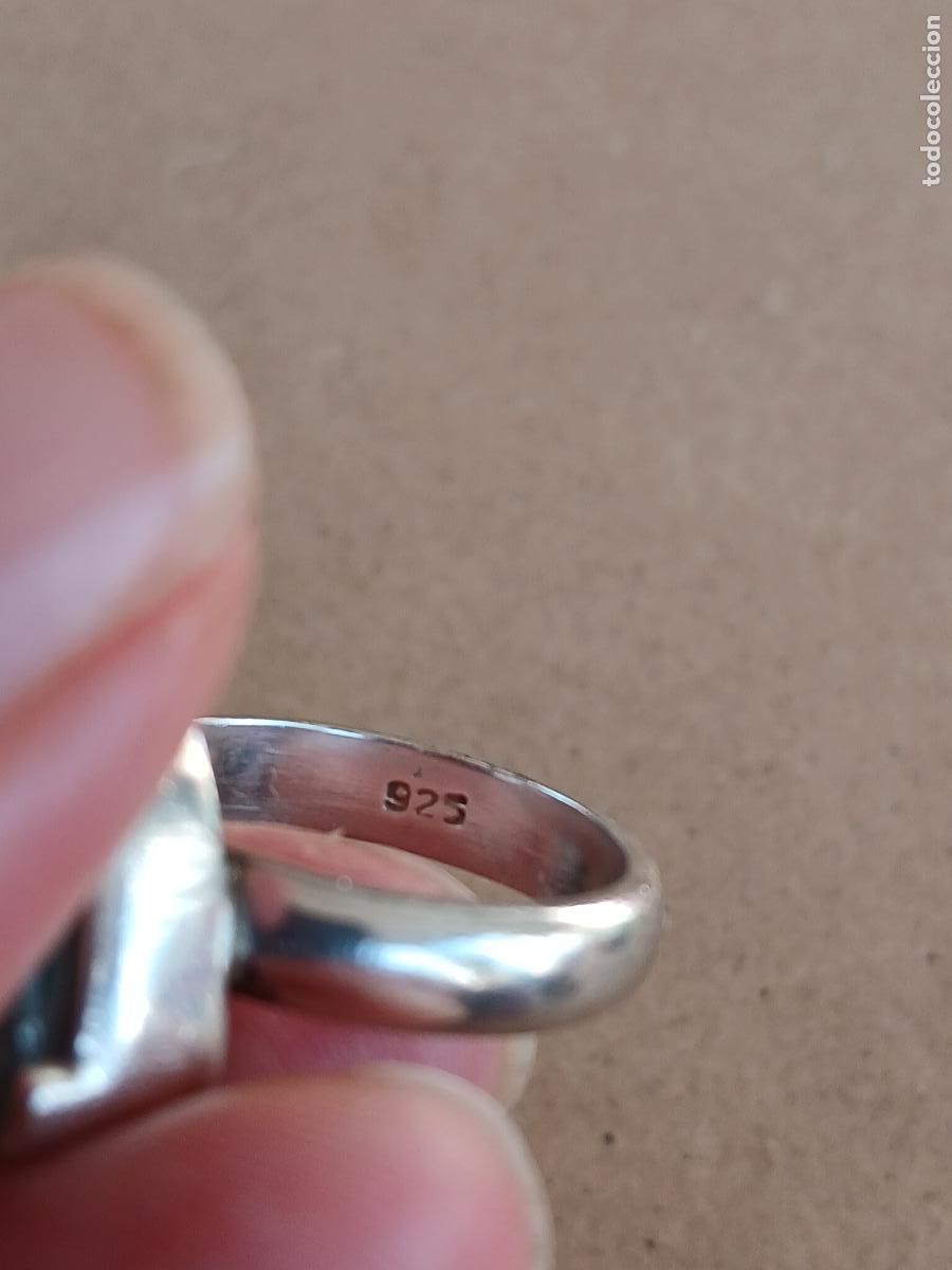Joyeria: ANILLO AGUAMARINA. PLATA DE LEY 925 - Foto 9