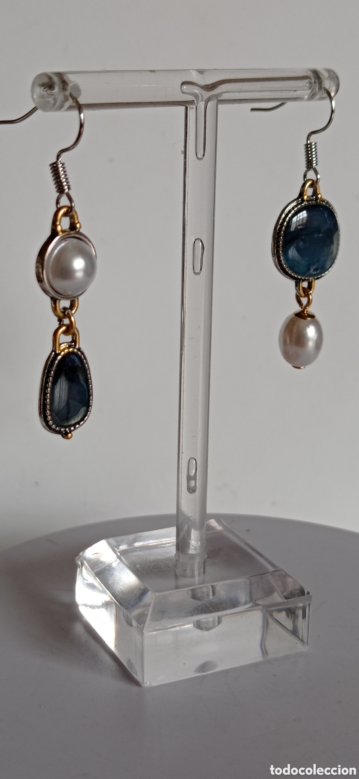 Joyeria: PENDIENTES / BOHO / ESTILO RETRO / COLGANTES / CON PERLAS / EN PLATA 925 - Foto 2