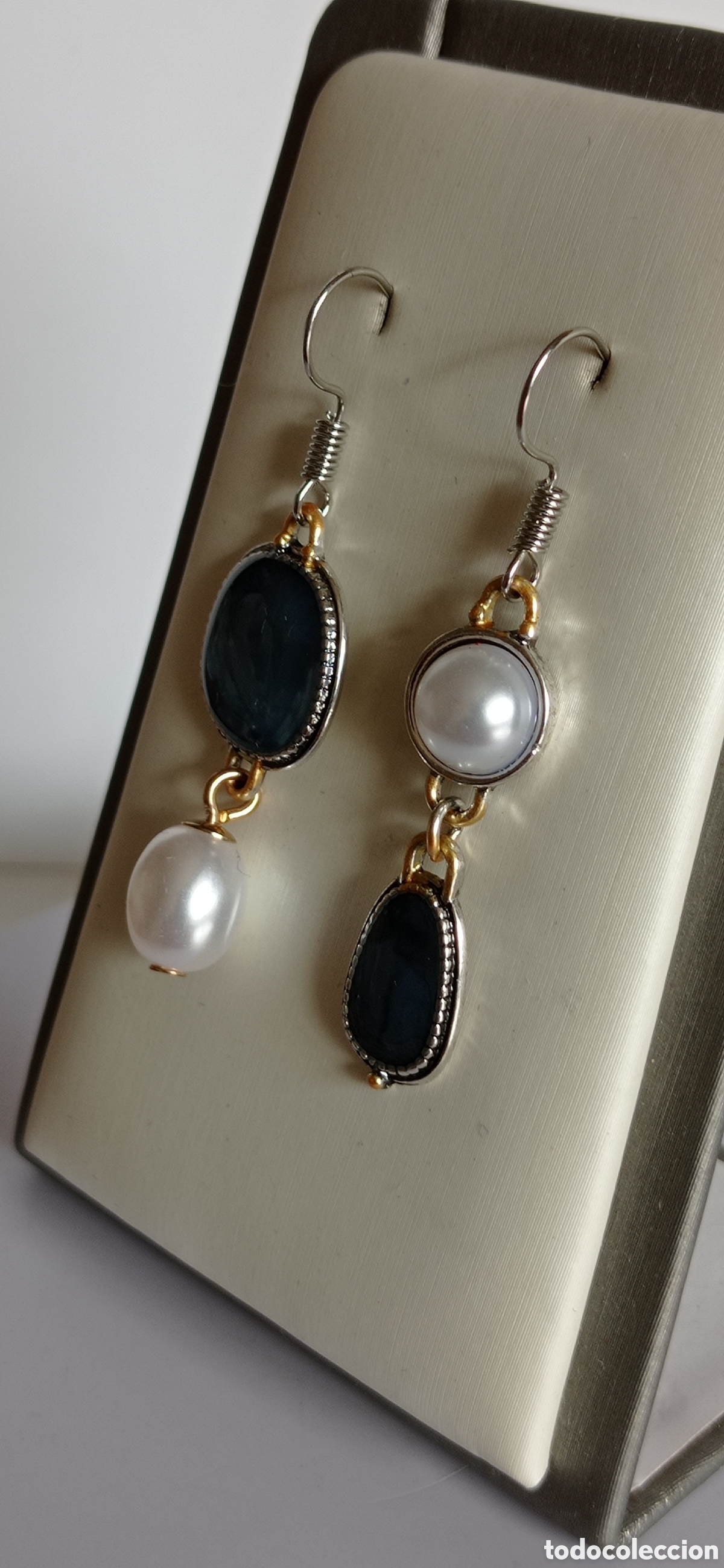 Joyeria: PENDIENTES / BOHO / ESTILO RETRO / COLGANTES / CON PERLAS / EN PLATA 925 - Foto 5