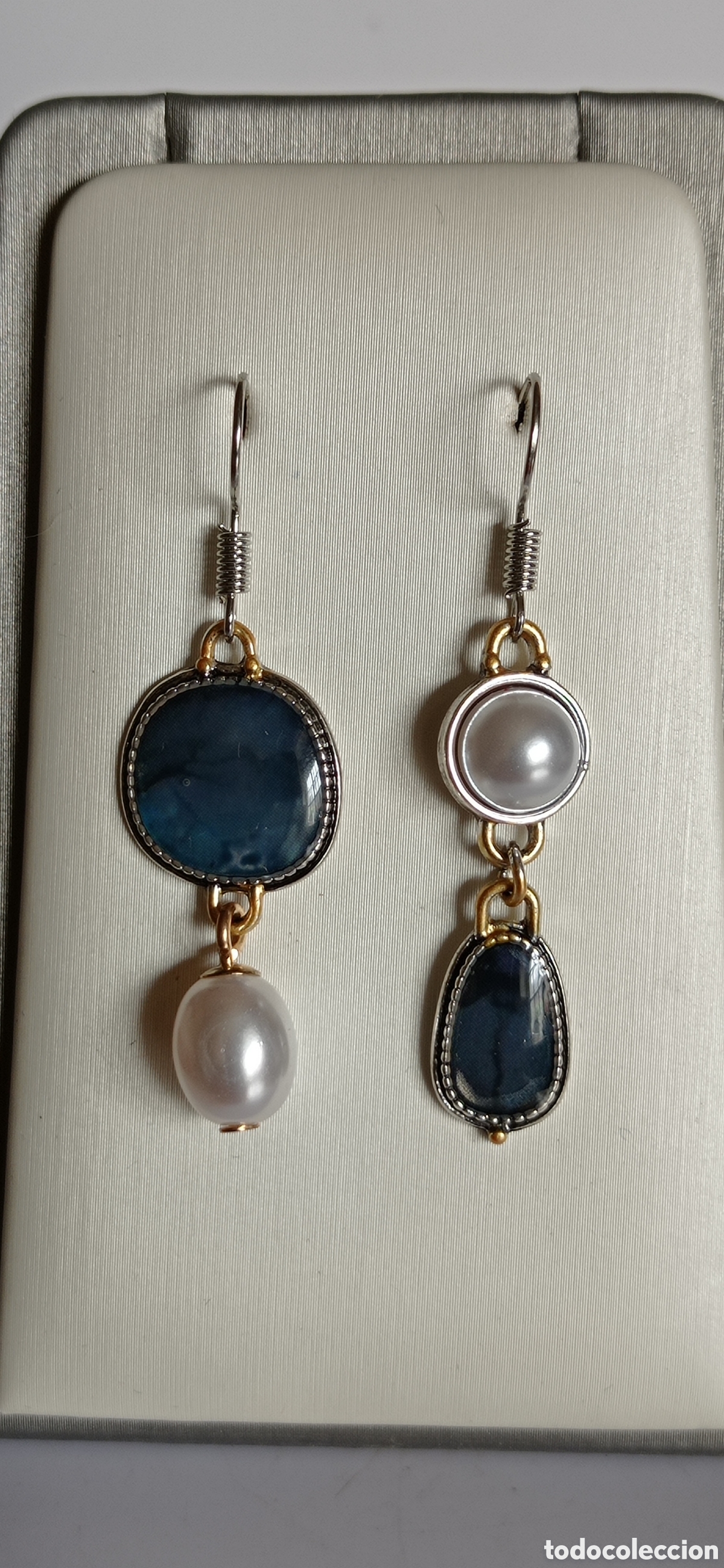 Joyeria: PENDIENTES / BOHO / ESTILO RETRO / COLGANTES / CON PERLAS / EN PLATA 925 - Foto 1