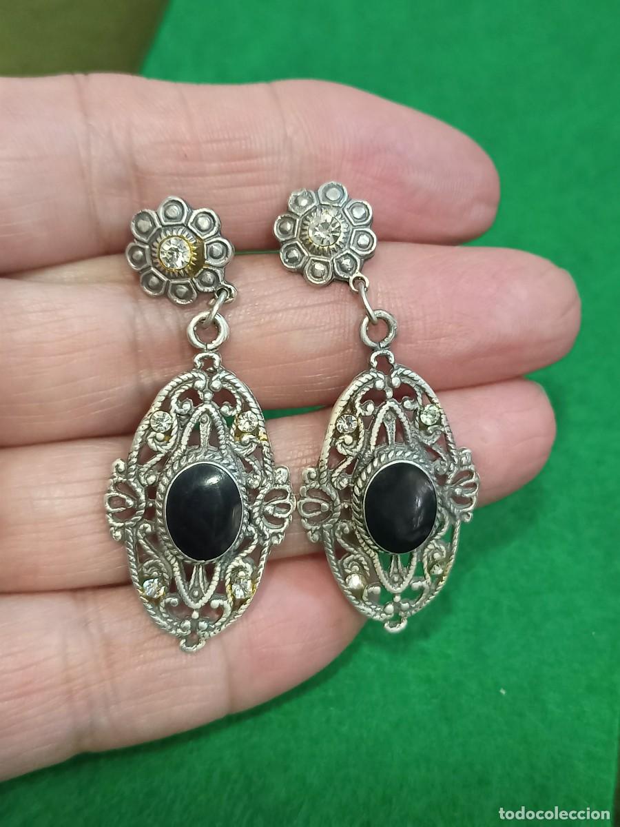 Joyeria: Pendientes isabelinos en plata 925. REF-4743 - Foto 2